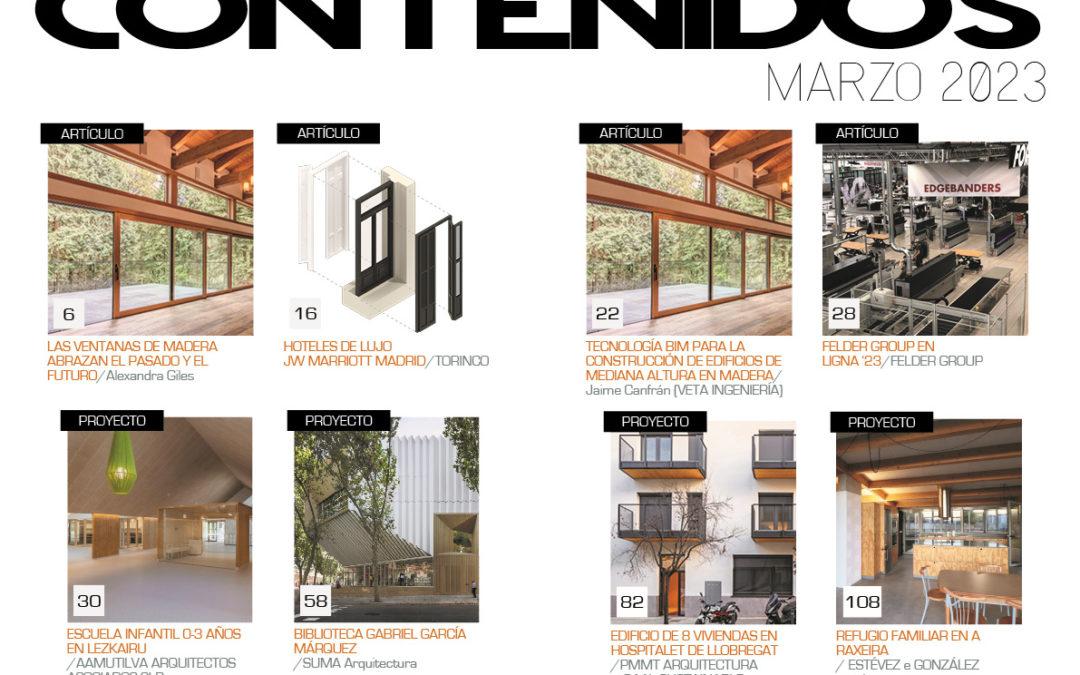 ¡Ya disponible! El nuevo número digital gratuito de la revista de arquitectura y madera con contenido exclusivo
