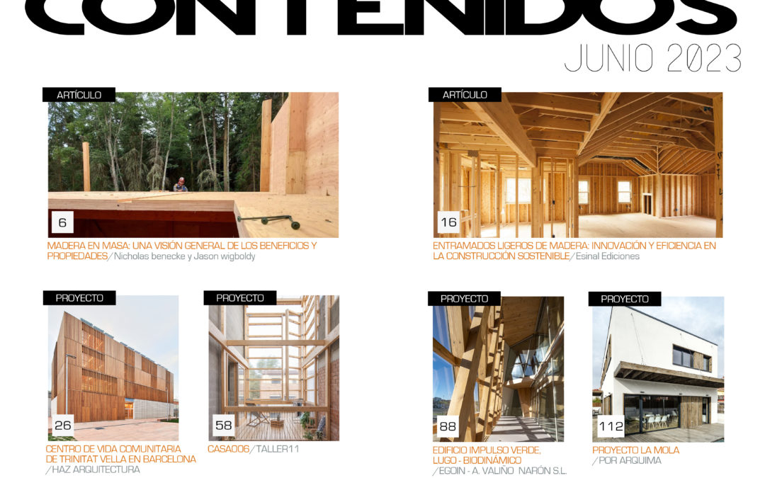 Descubre los beneficios y proyectos innovadores de la madera en la Revista Arquitectura y Madera Nº44